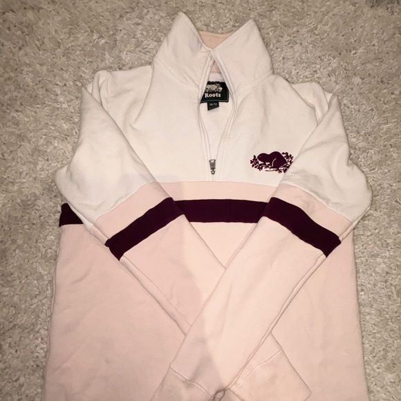 Pink Roots crewneck, comes with finger holes and fits XS-M - Picture 2 of 4